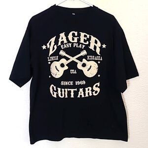 Zager Guitars shirt, NEW, XL